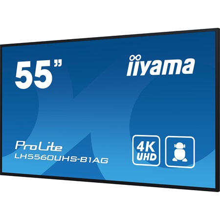 Ecran affichage dynamique Led 4K 54.6'' IIYAMA ProLite LH5560UHS-B1AG
