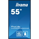 Ecran affichage dynamique Led 4K 54.6'' IIYAMA ProLite LH5560UHS-B2AG 