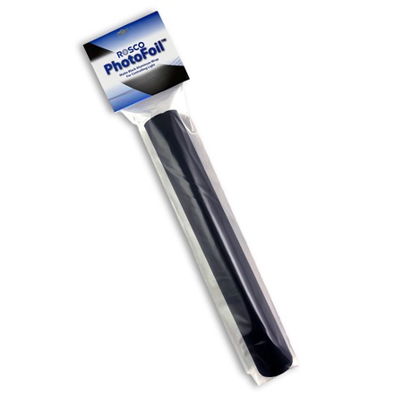 Feuille ou petit Rouleau aluminium noir mat 2 côtés ROSCO Photofoil