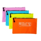 Lots de 4 pochettes colorées rectangulaires en nylon SOUNDTOOLS