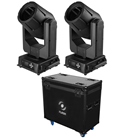 Pack de 2 Beam 17R IP65 Flash + Flight Case