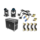 Pack de 2 Beam 17R IP65 Flash + Flight Case