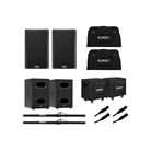 Pack QSC 2 têtes K8.2 + 2 caissons KS112 + accessoires