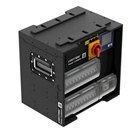 Coffret empilable Contrik 63A - 4 x H16, 3 x PT1, mise à la terre