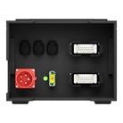 Coffret empilable Contrik 32A - 2 x H16, 3 x PT1, mise à la terre