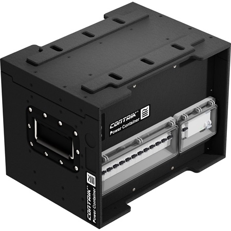 Coffret empilable Contrik 32A - 2 x H16, 3 x PT1, mise à la terre