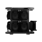 Contrik Power Turtle - IN Harting 16 - OUT 12 x Powercon True One