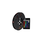 Strip led RGB IP65 sur alimentation USB secteur + télécommande IR - 5m