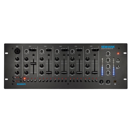 Mixeur 1 entrée MIC + 5 entrées LINE ST sur 4 zones Roommate NewHank 
