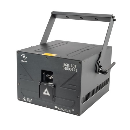 Laser RGB 10W - DMX / ILDA / TF - Flash