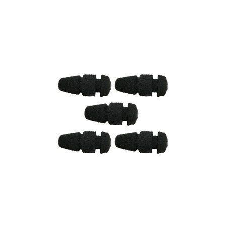 Lot de 5 bonnettes mousses noires pour micro DPA 4099 CORE