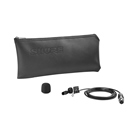 Micro cravate supercardioïde noir Shure WL184M - connecteur TA4F