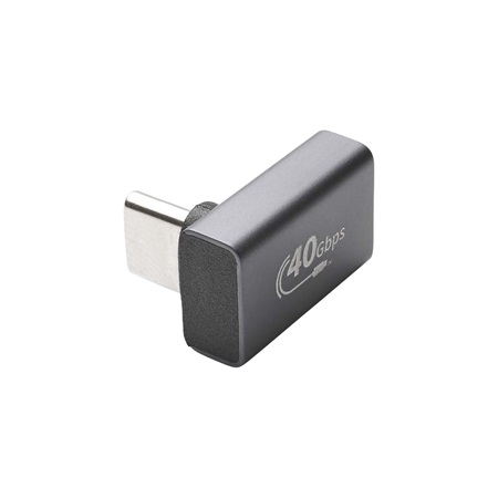 Adaptateur USB 4 coudé mâle/femelle