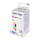 Lampe LED connectée E27 8.5W blanc variable / RGB 940lm Spectrum Led