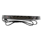 Bloc multiprises rackable 8 prises Nf + parafoudre Be1st PRO