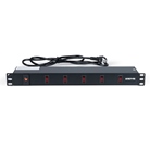Dispatch rackable 9 prises NF sur 9 interrupteurs Be1st PRO