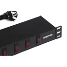 Dispatch rackable 9 prises NF sur 9 interrupteurs Be1st PRO