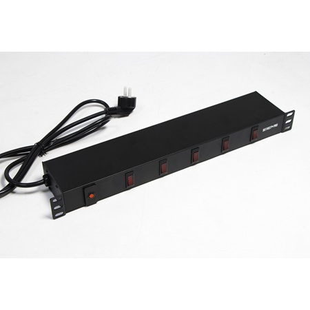 Dispatch rackable 10 prises NF sur 5 interrupteurs Be1ST PRO