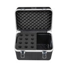 Valise mallette ABS BLACKCASE Microphone Case pour 12 micros