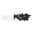 BCA-20VIS - Lot de 20 vis M5 16mm noires à tête cruciformes pour rack BLACKCASE