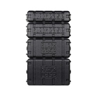 Rack ABS court BLACKCASE Shallow Rack Case 19'' 2U