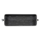 Rack ABS court BLACKCASE Shallow Rack Case 19'' 3U