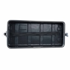 Rack ABS court BLACKCASE Shallow Rack Case 19'' 4U