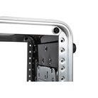 Rack ABS court BLACKCASE Shallow Rack Case 19'' 4U