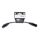 Cordon adaptateur DMX 3 points mâle - 5 points femelle - BLACKCABLE 