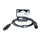 Cordon Micro XLR 3 mâle - XLR 3 femelle standard - 1m - BLACKCABLE  
