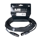 Cordon Micro XLR 3 mâle - XLR 3 femelle standard - 10m - BLACKCABLE  