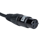 Cordon Micro XLR 3 mâle - XLR 3 femelle standard - 15m - BLACKCABLE  