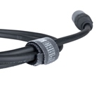 Cordon Micro XLR 3 mâle - XLR 3 femelle standard - 15m - BLACKCABLE  