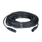 Cordon Micro XLR 3 mâle - XLR 3 femelle standard - 20m - BLACKCABLE  