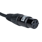 Cordon Micro XLR 3 mâle - XLR 3 femelle standard - 20m - BLACKCABLE  