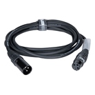 Cordon Micro XLR 3 mâle - XLR 3 femelle standard - 3m - BLACKCABLE  