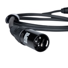 Cordon DMX 3 points mâle-femelle standard - Longueur 1m - BLACKCABLE