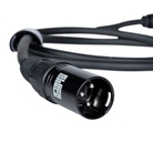 Cordon DMX 3 points mâle-femelle standard - Longueur 10m - BLACKCABLE 