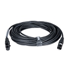 Cordon DMX 3 points mâle-femelle standard - Longueur 15m - BLACKCABLE 