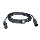 Cordon DMX 3 points mâle-femelle standard - Longueur 3m - BLACKCABLE 