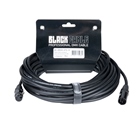 Cordon DMX 5 points mâle-femelle standard - Longueur 15m - BLACKCABLE 