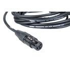 Cordon Micro XLR 3 mâle - XLR 3 femelle Premium - 1m - BLACKCABLE