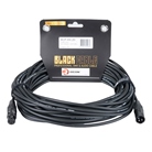Cordon Micro XLR 3 mâle - XLR 3 femelle Premium - 20m - BLACKCABLE