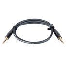 Cordon Jack 6.35 mâle-mâle Stéréo Premium - 1m - BLACKCABLE 
