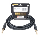 Cordon Jack 6.35 mâle-mâle Mono Premium - 3m - BLACKCABLE 
