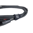 Cordon 2x Jack 6.35 mono - 2x RCA mâle - Premium - 1m - BLACKCABLE