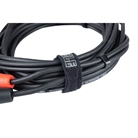 Cordon 2x Jack 6.35 mono - 2x RCA mâle - Premium - 3m - BLACKCABLE