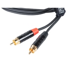 Cordon Cinch 2x RCA mâle - 2x RCA mâle - Premium - 1m - BLACKCABLE 