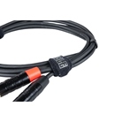 Cordon Cinch 2x RCA mâle - 2x RCA mâle - Premium - 1m - BLACKCABLE 
