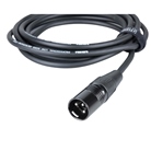 Cordon XLR 3 mâle - Jack 6.35 mâle Stéréo Premium - 1m - BLACKCABLE 